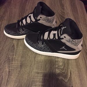 Black and Grey Jordans